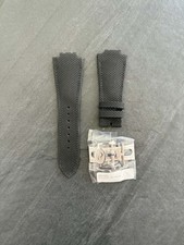 NEW Parmigiani Fleurier black textile watch strap & clasp 15mm/19mm 110mm/70mm picture