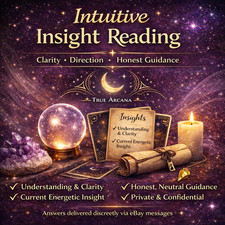 Intuitive Insight Reading ✦ Clarity, Direction & Honest Guidance ✦ Psychic picture