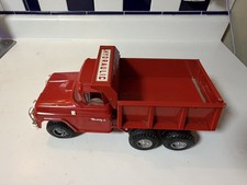 Buddy-L HYDRAULIC Red Dump Truck 1960s Vintage Pressed Steel all original picture