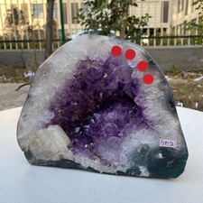 10LB Natural Amethyst Agate Earth Quartz Crystal Cluster Cathedral EnergyHealing picture
