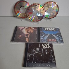 Kix 3 CD Lot Cool Kids, Blow My Fuse, Midnite Dynamite 80s Hair Metal Midnight picture