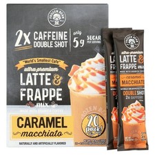 Frozen Bean Ultra-Premium Caramel Macchiato Latte & Frappe Drink Mix 20 Pk picture