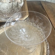 Set of 3 Vintage Rosenthal Romance II Crystal Champagne Coupe Glasses Wiinblad picture
