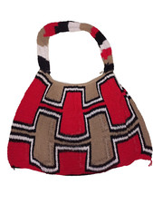 Elegant Woven Wool Bag for Ladies | Acrylic Fiber Side Caring Handbag picture