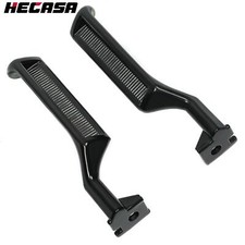 Black Metal Inside Door Handles Pair LH RH For 87-96 Ford F150 F250 F350 Truck picture