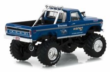 1974 Ford F-250 Monster Truck Bigfoot #1 Blue 1:64 Model - Greenlight 29934 picture