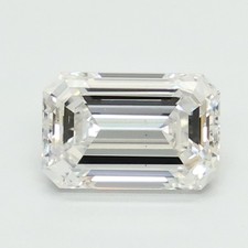 0.97 Ct Emerald Cut IGI Certified Loose Lab Grown CVD Diamond E Color VS2 picture
