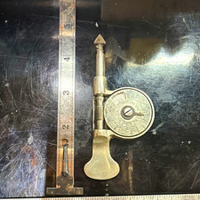 Antique 1885 Tabor Mfg Co Machinist Revolution Counter Speed Indicator Tachomete picture
