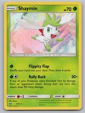 2017 POKEMON SHAYMIN SHINING LEGENDS 7/73 HOLO R MP A81451 FREE S&H picture