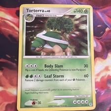 Pokémon 2007 Torterra LV.45 Holo Rare Diamond & Pearl Card 17/130 picture