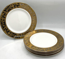 Lenox Landmark Platinum Gold Accent Luncheon Plates Set of 6 Excellent picture