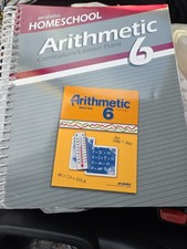 Brand New Abeka Homeschool Arithmetic 6 Curriculum Lesson Plans Teacher picture