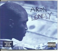 AKON Lonely w/ Trouble Nobody 2TRX LIMITED EUROPE CD single SEALED USA seller picture