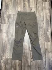 KUIU Pants Mens 34x33 Brown Toray Ultralight Hunting Zip Pockets Polyester picture
