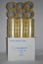 72 Rolls Clear 2 Mil Box Carton Sealing Tape 2x110 Yards 36.2 110 Yards Per Roll picture