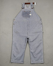 Vintage Big Mac JCPenney Hickory Stripe Overalls Men Size 48 Union Made Cotton picture