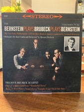 Bernstein Plays Brubeck Plays Bernstein 33 RPM Album Columbia 6-Eye CS 8257 picture