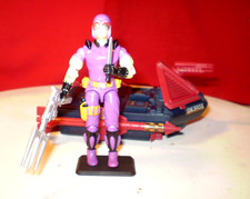 1986 GI JOE COBRA HYDRO-SLED AQUATIC INTERCEPTOR 100% OPERATOR 87 SEASLUG ARAH * picture