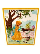 Vintage 1976 Fireside Sleepy Kitten Jigsaw Puzzle 221 Pc Joe Giordano COMPLETE picture