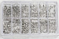 Watch Case Crown Tube Waterproof 480pcs 12 Size Steel Stainless  Crown Part picture