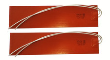 Silicone Heater Pad Flexible Heater,  2.5” X 10,” 120VAC 250W - Rapid Heat 2 PCS picture