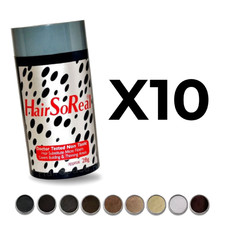 10x Hair So Real 28g - Hair Thickening Building Keratin Fibers - HSR HairSoReal picture