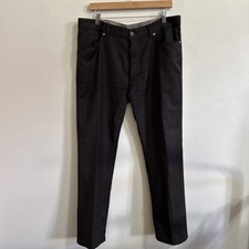 Ermenegildo zegna Dress pants 36x31 Dark Brown Wool Z5 picture