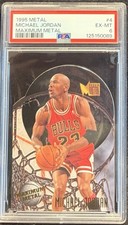 1995-96 Fleer Metal Maximum Metal Michael Jordan #4 PSA 6 picture