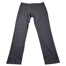 Rhone Commuter Pants Mens 35 Black Stretch Technical Trousers Style 100036 FA22 picture