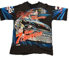 Vintage 1996 Dale Earnhardt AOP T-Shirt Size L Chase Racewear Deadstock  picture