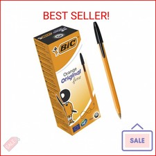 BIC Orange Fine, Ballpoint Pens, Writing Pens with Long-Lasting Ink, Fine Point picture