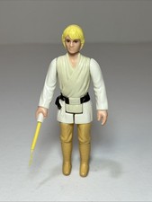 Vintage Star Wars Luke Skywalker Lettered Saber Complete 1977 Kenner Hong Kong picture