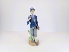 Lladro 5768 Academy Days Male Student School Boy Figurine - 1991 Vintage Spain picture