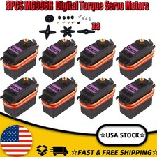 8PCs For Futaba RC JR MG996R 180° Digital Torque Micro Servo Metal Gear Motor picture