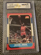 1996 Fleer Michael Jordan Ultra Decade Of Excellence Rookie #U-4 10 GEM-MT Bulls picture