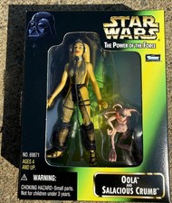 RARE ©1998 Star Wars Oola and Salacious Crumb Fan Club Exclusive Figures NEW  picture