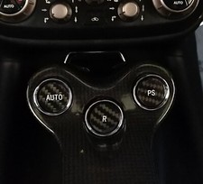 Fits Ferrari California 09-14 F1 Gear Button in Black Carbon Fiber Kit picture