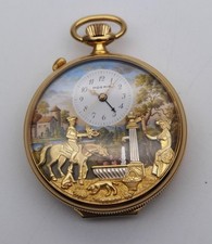 Moeris Reuge Automaton Music Box Pocket Watch (Manual Wind) picture
