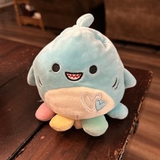 Squishmallows Flip-A-Mallows Rey the Shark - Opal the Octopus Valentine's Day picture