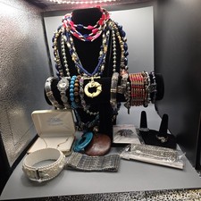 Jewelry Mixed Necklaces Bracelets Rings Watch Gold Filled Better Quality Est Lot picture