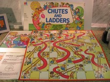 Vintage 1979 Milton Bradley Chutes and Ladders Board Game Complete USA picture
