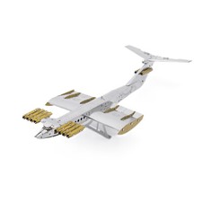Metal Time 3D Puzzle DIY Model Caspian Sea Monster Ekranoplan MT099 picture