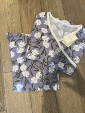 NWT Garnet Hill: Asian Wrap Long-Sleeve Woman’s Pajamas, XL (2 Pairs Available) picture