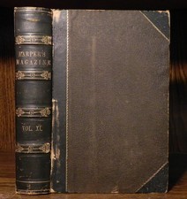 1855 Harper's New Monthly Magazine Volume XI June - November - Fashion & Tobacco picture
