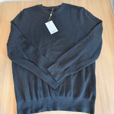 Quince - Men's Grey Textured Knit Crewneck Sweater - Size Large NWT Defect picture