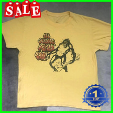 Vintage Lee Scratch Perry 80th Shirt Short Sleeve Yellow Unisex S-5XL NE468XP picture