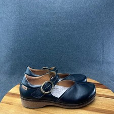 Pikolinos Granada Leather Shoes Women's Size EU 42 US 11 Black Mary Jane picture