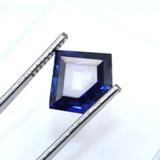 Natural Ceylon Blue Sapphire 35.12 Ct Fancy Cut Certified Loose Gemstone picture