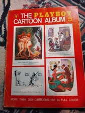 VTG Playboy Cartoon Album 5 1972 Hugh Hefner  First Edition Adult Content Book picture