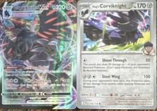 Pokémon TCG Corviknight VMAX 116/195 & Hop's Corviknight 108/159 Holo Lot picture